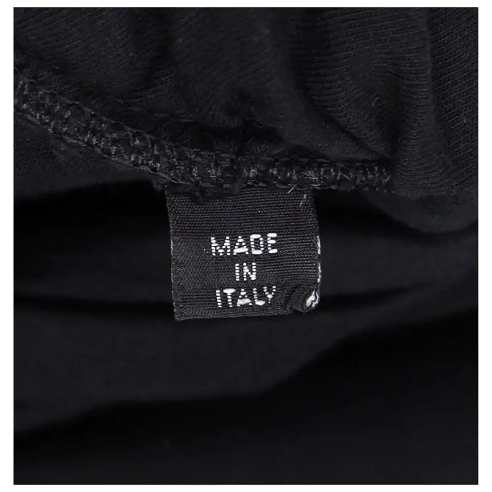Vivienne Westwood Anglomania Draped Dress in Black Cotton_11